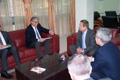 Ambasadori i Turqisë vizitë në Universitetin e Elbasanit., Uniel