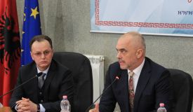 Kryeministri Edi Rama vizitë në Universitetin e Elbasanit, Uniel