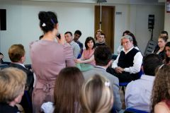 Kryeministri Sali Berisha inauguron biblitekën e Universitetit “ Aleksandër Xhuvani” Në Elbasan ,Uniel
