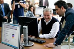 Kryeministri Sali Berisha inauguron biblitekën e Universitetit “ Aleksandër Xhuvani” Në Elbasan ,Uniel
