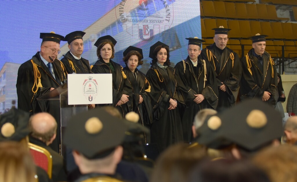 Universiteti i Elbasanit “Aleksandër Xhuvani” zhvilloi Ceremoninë e diplomimit të studentëve për vitin akademik 2018-2019, Uniel
