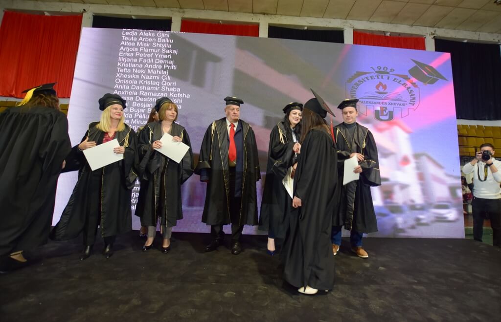 Universiteti i Elbasanit “Aleksandër Xhuvani” zhvilloi Ceremoninë e diplomimit të studentëve për vitin akademik 2018-2019, Uniel