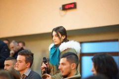 Ministri i Drejtësisë Znj.Etilda Gjonaj zhvillon bashkëbisedim me studentët dhe stafin akademik të FE ,UNIEL