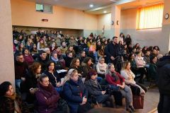 Ministri i Drejtësisë Znj.Etilda Gjonaj zhvillon bashkëbisedim me studentët dhe stafin akademik të FE ,UNIEL