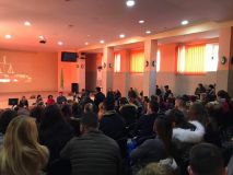 Ministri i Drejtësisë Znj.Etilda Gjonaj zhvillon bashkëbisedim me studentët dhe stafin akademik të FE ,UNIEL