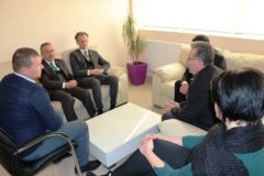 Zv. Kryetari i Gjysmëhënës së Kuqe Turke, Ismail Hakkı Turunç, vizitë në Universitetin e Elbasanit ,UNIEL
