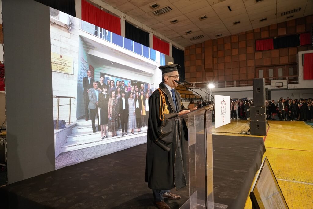 Fjala e Rektorit të Universitetit të Elbasanit “Aleksandër Xhuvani”, prof. dr. Skender Topi, në ceremoninë e diplomimit të studentëve, viti akademik 2018-2019, Uniel