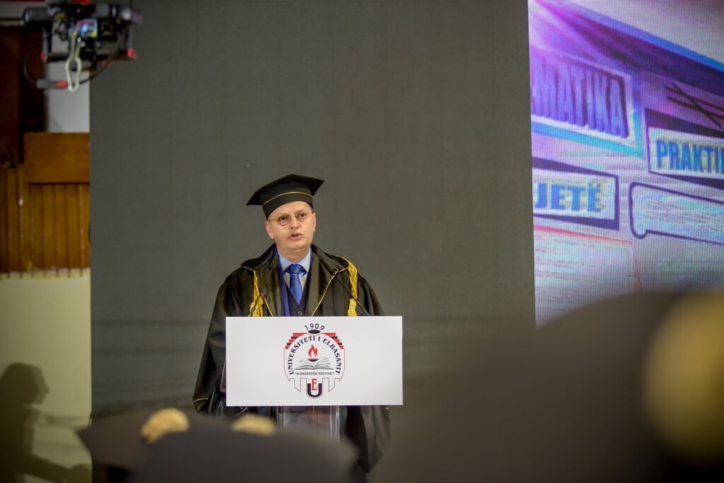 Fjala e Rektorit të Universitetit të Elbasanit “Aleksandër Xhuvani”, prof. dr. Skender Topi, në ceremoninë e diplomimit të studentëve, viti akademik 2018-2019, Uniel
