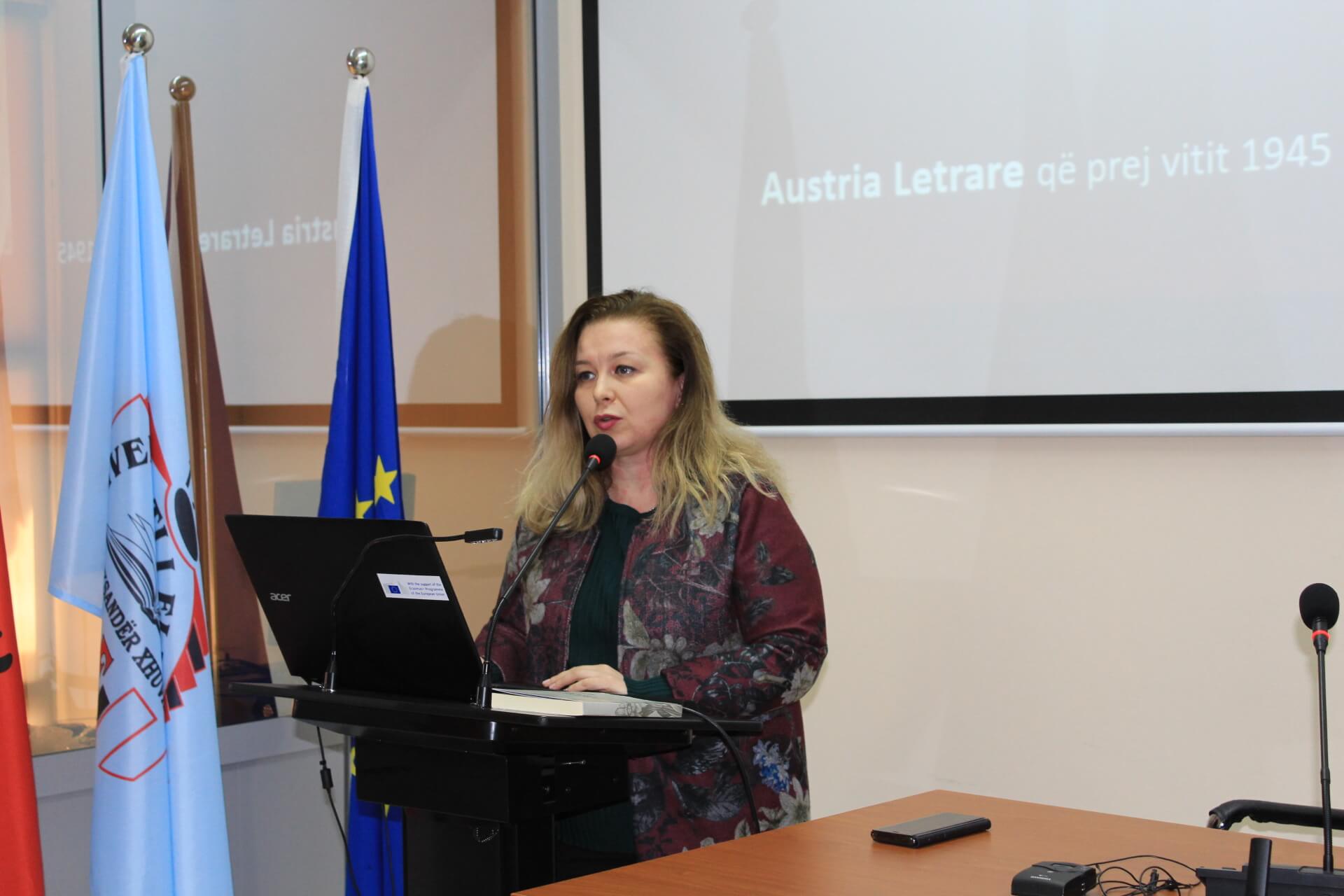 Promovohet libri “Austria Letrare”, në Universitetin e Elbasanit, Uniel