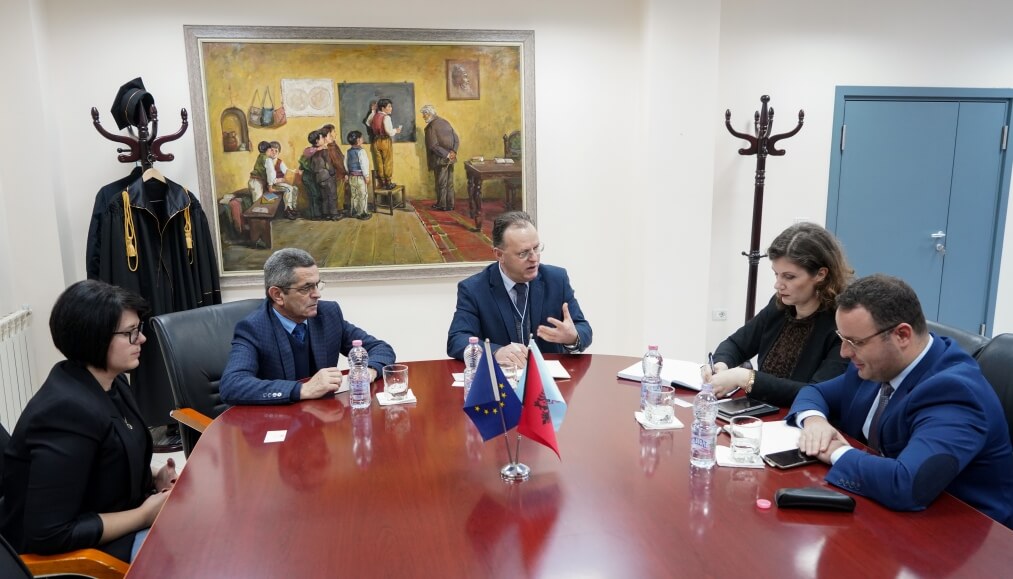 Rektori i Universitetit të Elbasanit, prof. dr. Skender Topi, takim me ambasadoren e Malit të Zi në Shqipëri, Uniel
